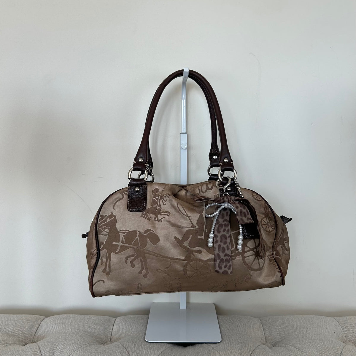 Coach Brown Horse & Carriage Shoulder Bag K0998-F14481