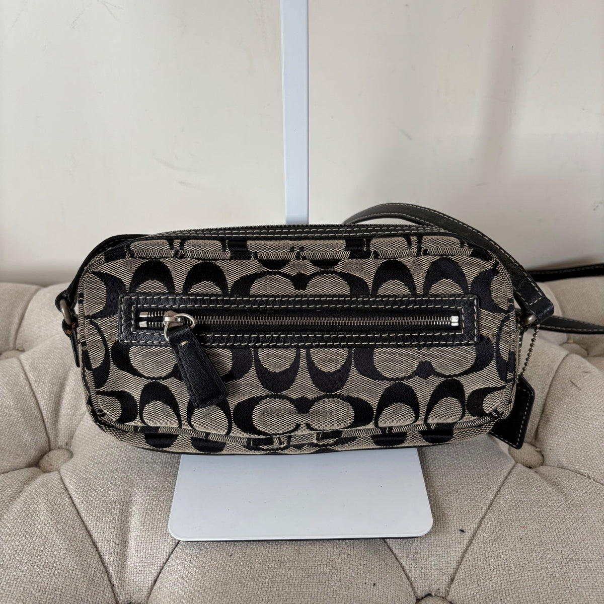 Coach Monogram Mini Crossbody Shoulder Bag E2J-6073