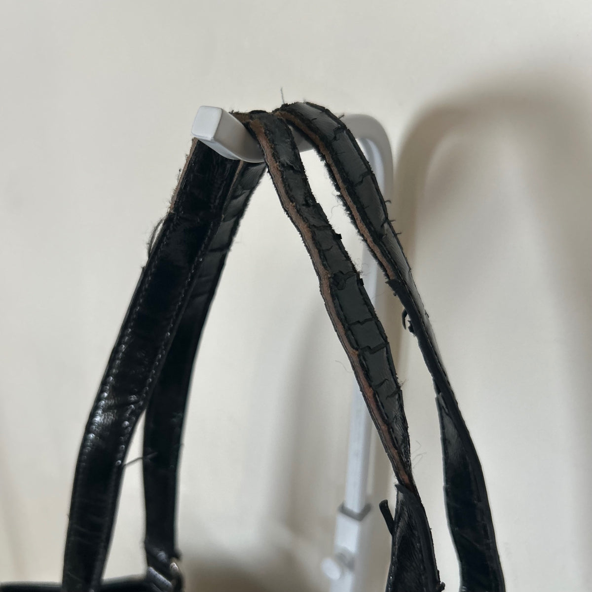 Coach Black Monogram Stripe Tote Shoulder Bag D1420-F2850