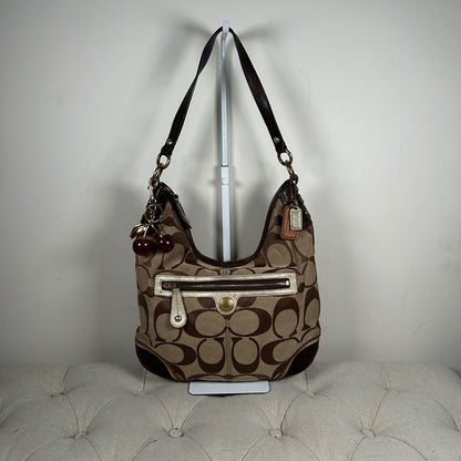 Coach Brown Monogram Medium Ergo Shoulder Bag E1071-F15179