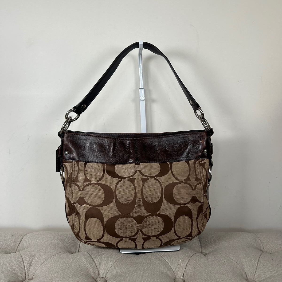 Coach Brown Zoe Shoulder Bag D1049-F14709
