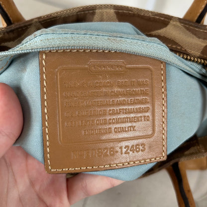 Coach Madeline Brown Monogram Shoulder Bag E0826-12463