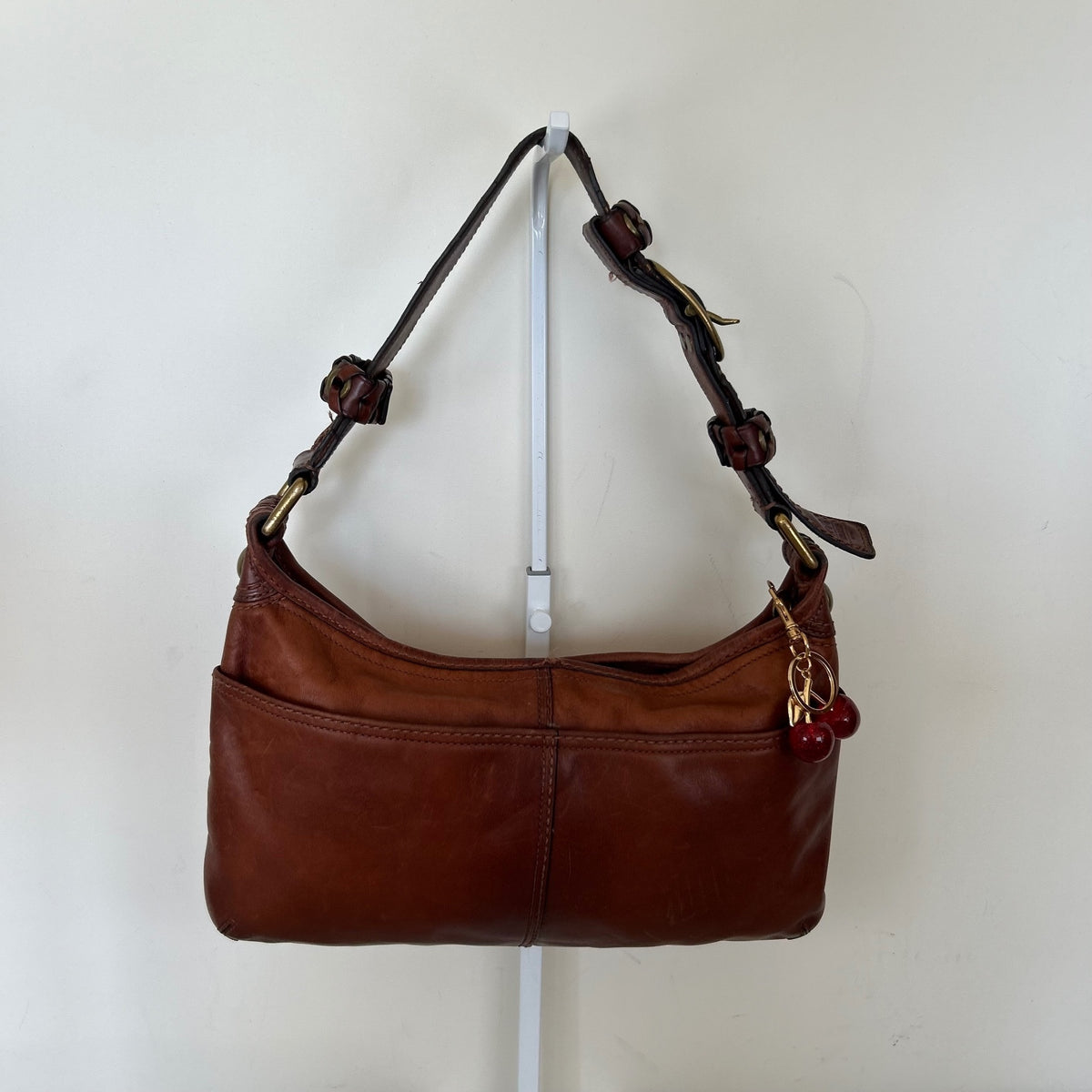 Coach Bleecker Laced Hobo Shoulder Bag Tan Brown Leather H0769-11416