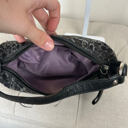 Coach Black Optic Mini Monogram Shoulder Bag G0768-40958