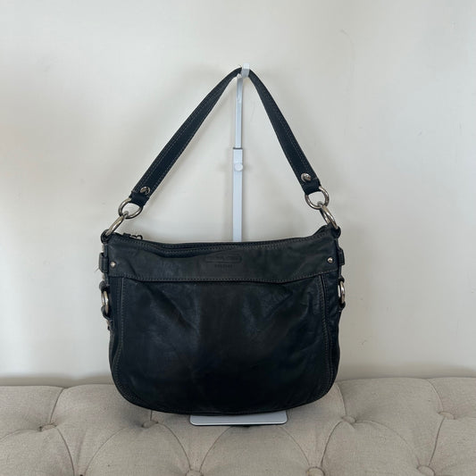 Coach Black Leather Zoe Shoulder Bag A1020-F14797
