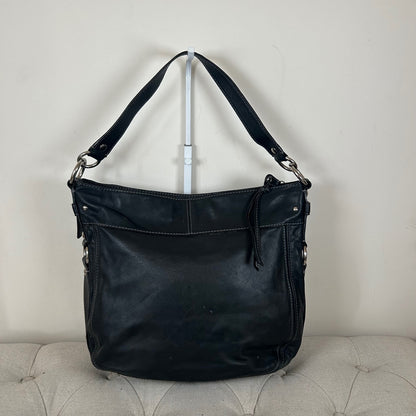 Coach Zoe Black Leather Shoulder Bag F1032-F14706