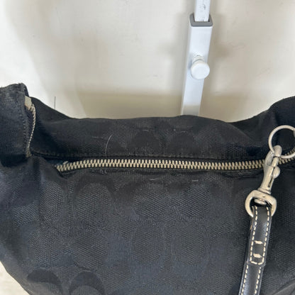 Coach Black Monogram Convertible Shoulder Bag J2K-6347