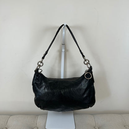 Coach Black Patent Leather Poppy Shoulder Bag M0968-14559