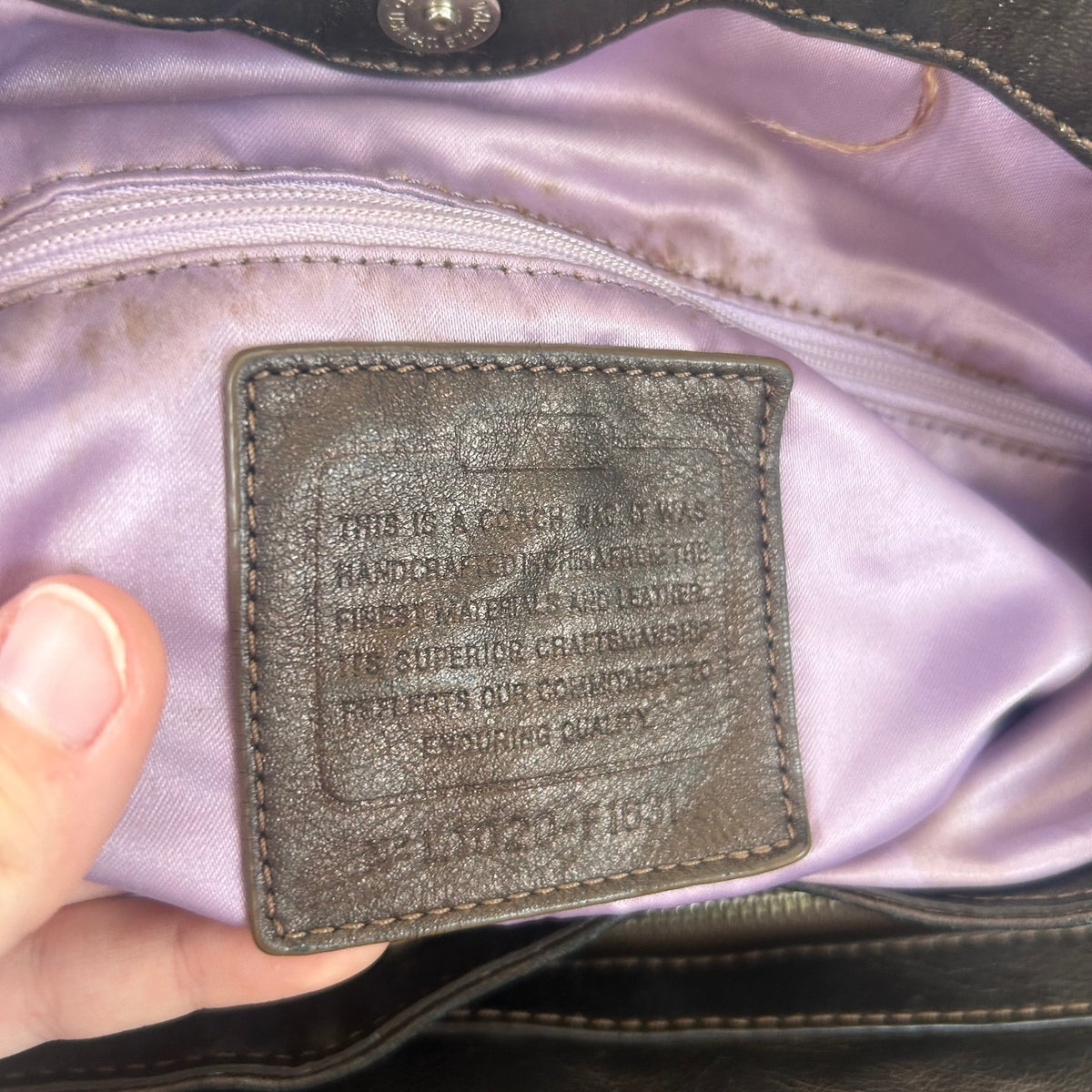 Coach Brown Monogram Lexi 3 Compartment Shoulder Bag L1020-F16314