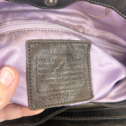 Coach Brown Monogram Lexi 3 Compartment Shoulder Bag L1020-F16314