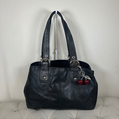 Coach Black Soho Buckle Tote 3 Compartment Shoulder Bag K0820-F13110