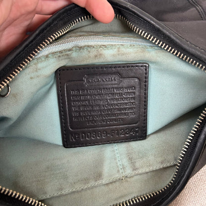 Coach Black Leather Hobo Shoulder Bag D0869-F12347