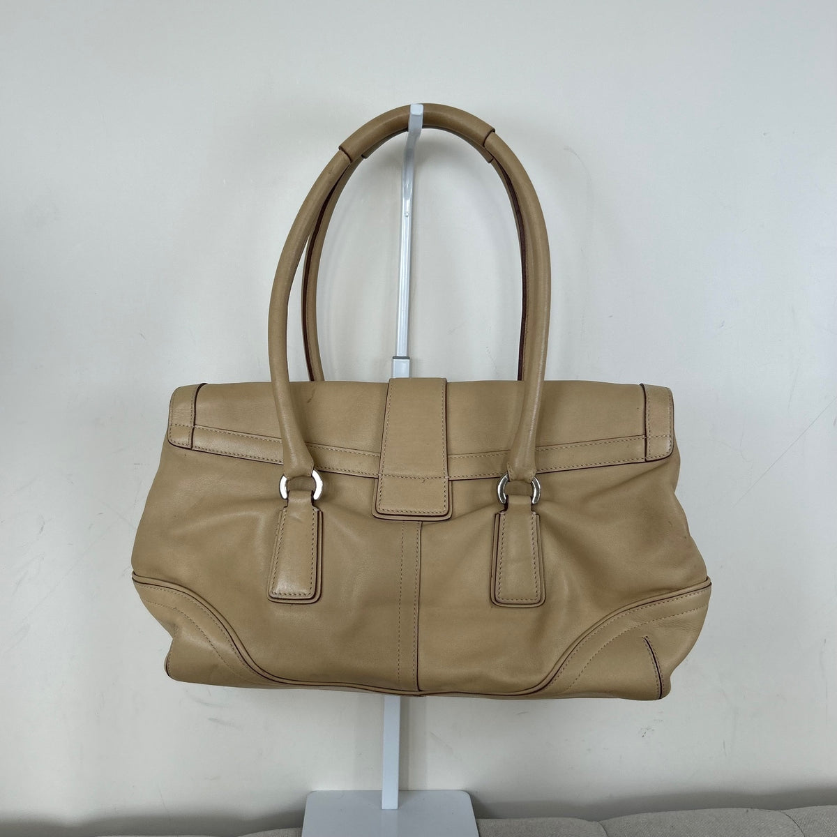 Coach Cream Beige Leather Soho Shoulder Bag M3S-9251