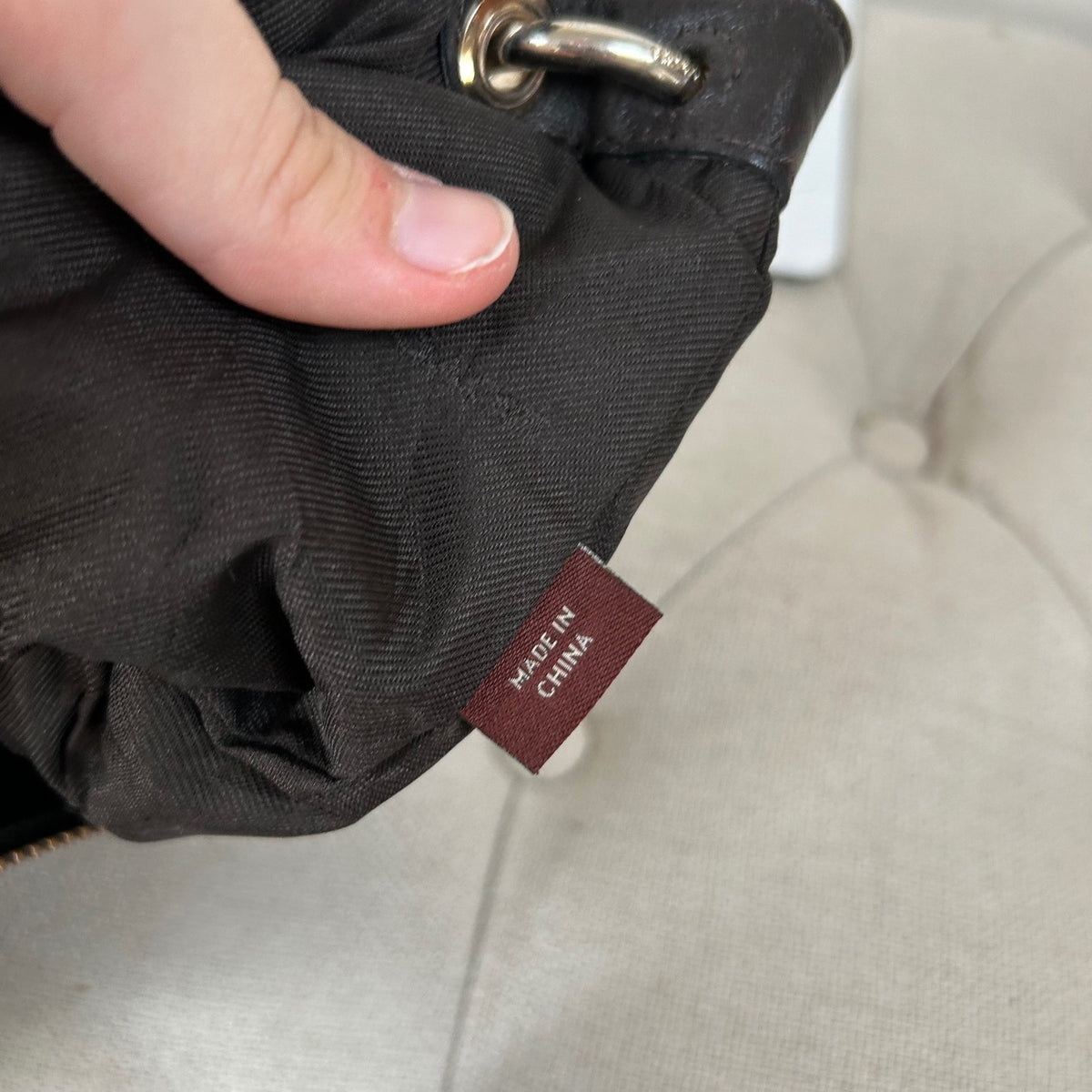 Coach Brown Monogram Shoulder Bag