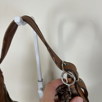 Coach Brown Signature Monogram Ergo Shoulder Bag K2K-6343