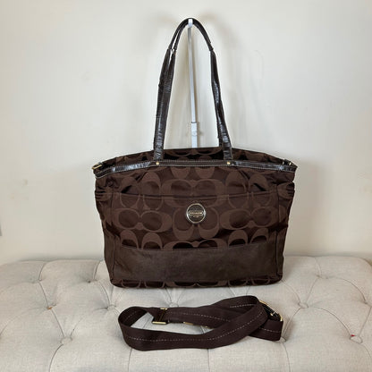 Coach Chocolate Brown Maternity Shoulder Bag H1161-F18033