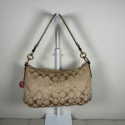 Coach Poppy Graffiti Beige Shoulder Bag L0973-15040