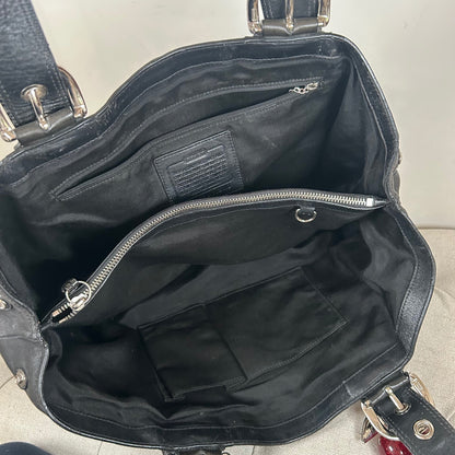 Coach Black Soho Buckle Tote 3 Compartment Shoulder Bag K0820-F13110