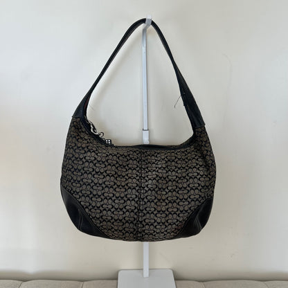 Coach Black Monogram Ergo Shoulder Bag B35-6617