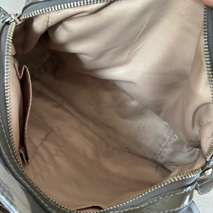 Coach Grey Monogram 3 Compartment Shoulder Bag D1073-14305