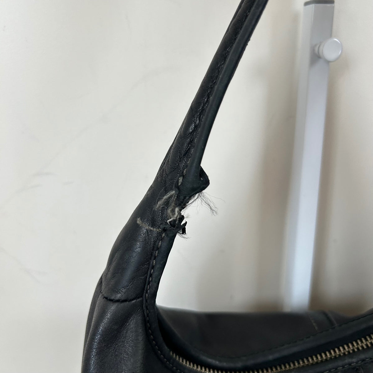 Coach Black Leather Hobo Shoulder Bag D0869-F12347
