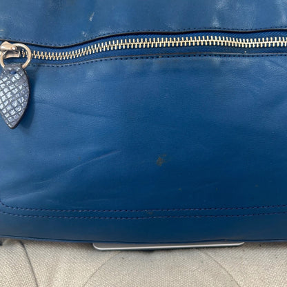 Coach Blue Leather Penelope 3 Compartment Shoulder Bag E1160-F16531