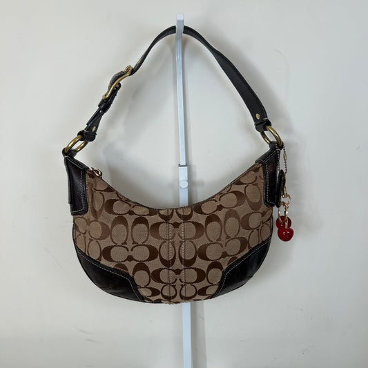 Coach Brown Monogram Hobo Shoulder Bag H0768-11371