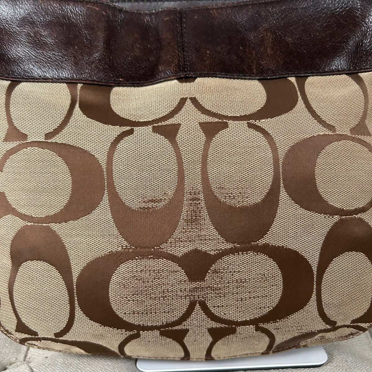 Coach Brown Zoe Shoulder Bag D1049-F14709