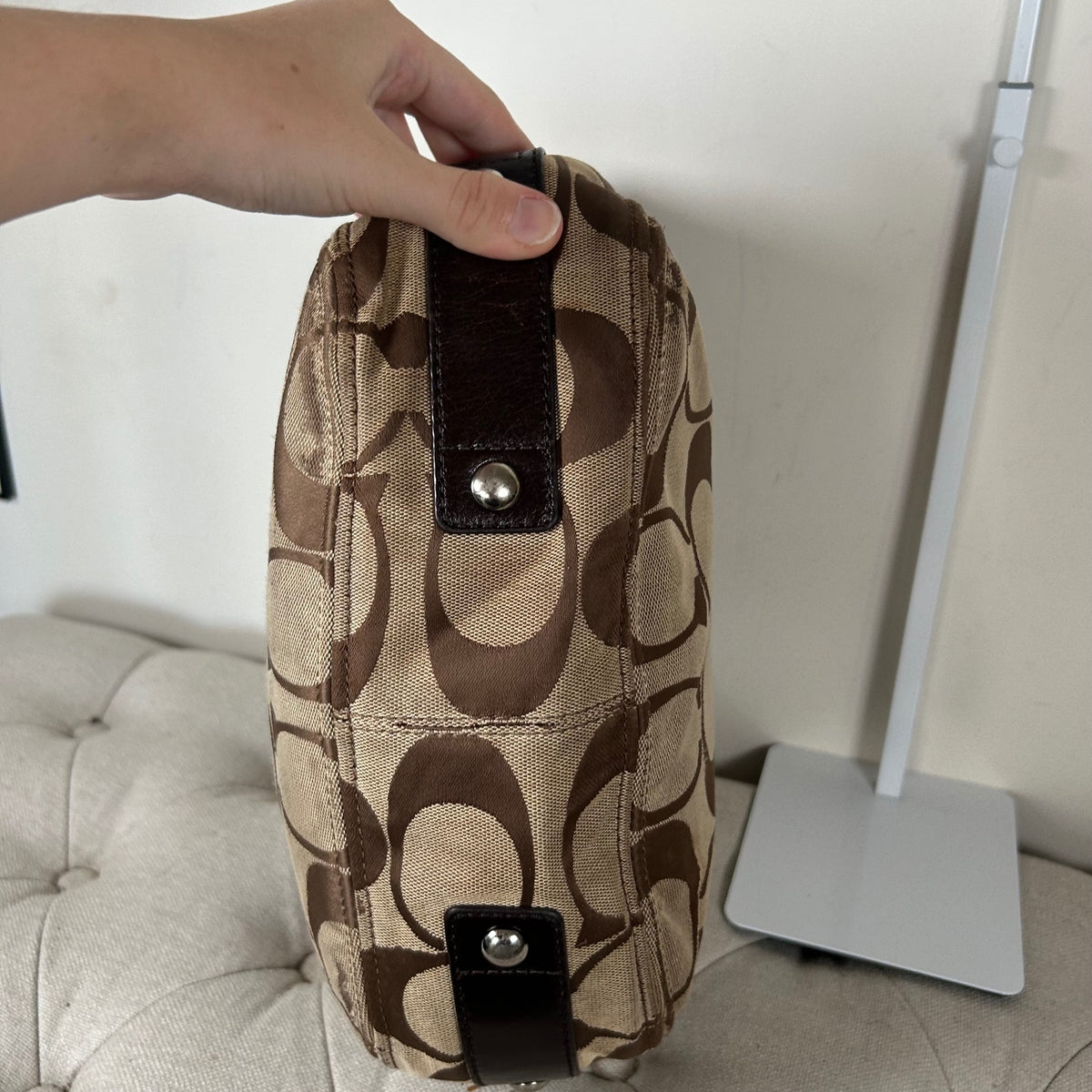 Coach Brown Zoe Shoulder Bag D1049-F14709