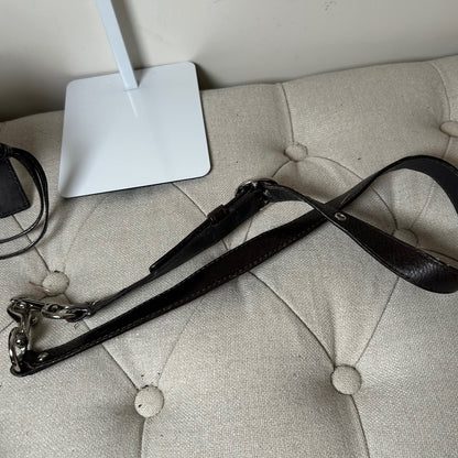 Coach Zoe Brown Signature Monogram Large Shoulder Bag A1093-F14709
