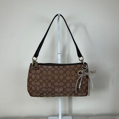 Coach Brown Monogram Shoulder Bag