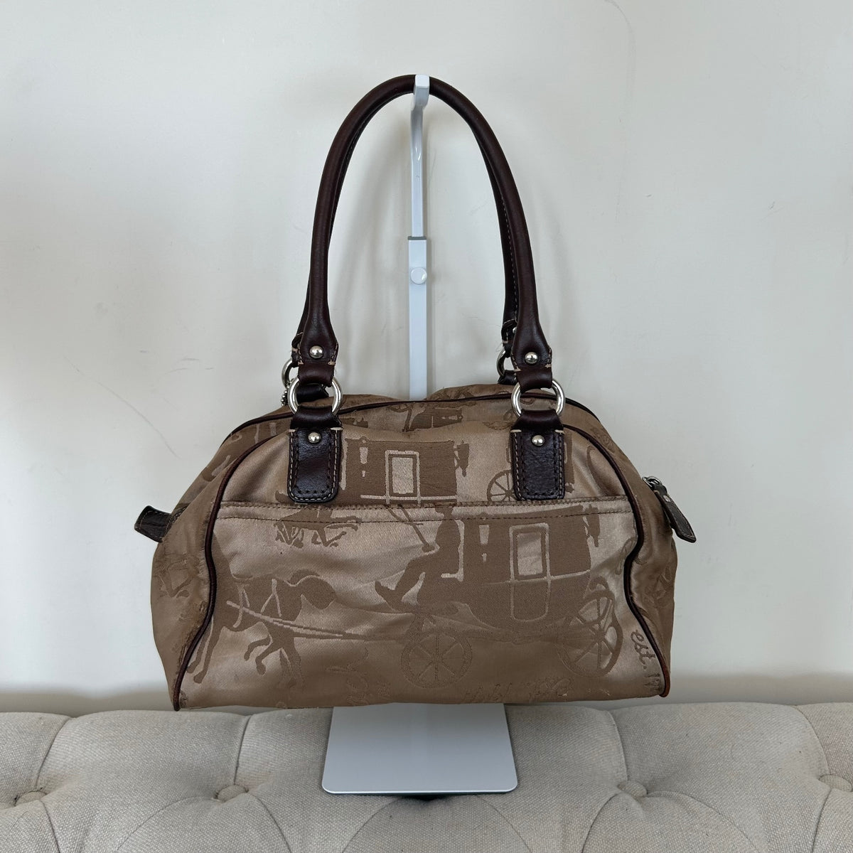 Coach Brown Horse & Carriage Shoulder Bag K0998-F14481