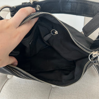 Coach Black Leather Hobo Shoulder Bag G06D-10031
