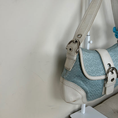 Rare Coach Baby Blue Soho Large Shoulder Bag M0726-F10926