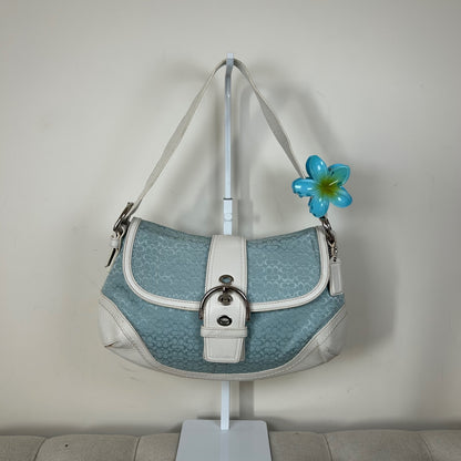 Rare Coach Baby Blue Soho Large Shoulder Bag M0726-F10926