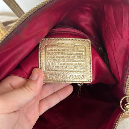 Coach Gold Heart Tote Bag J1194-F18870