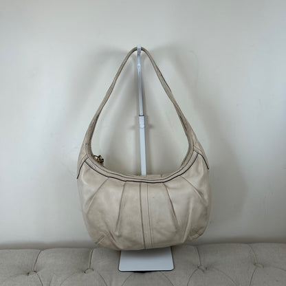 Coach White Leather Ergo Hobo Shoulder Bag B0882-12235