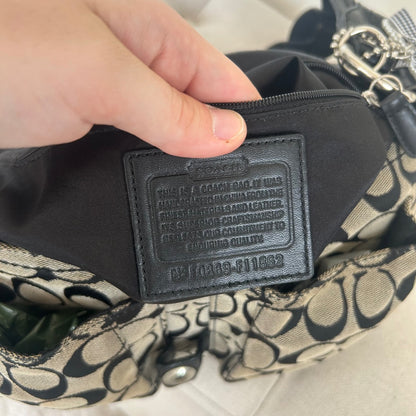 Coach Black Monogram Soho Shoulder Bag F0869-F11862