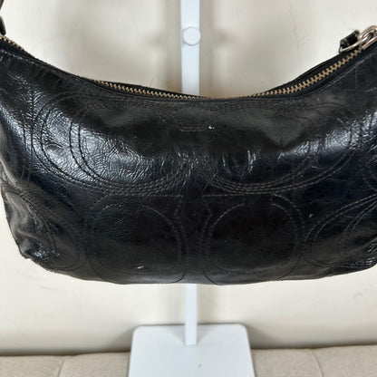 Coach Black Patent Leather Mini Shoulder Bag E1026-F15141