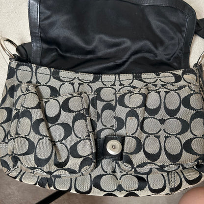 Coach Black Monogram Soho Shoulder Bag G0817-11862