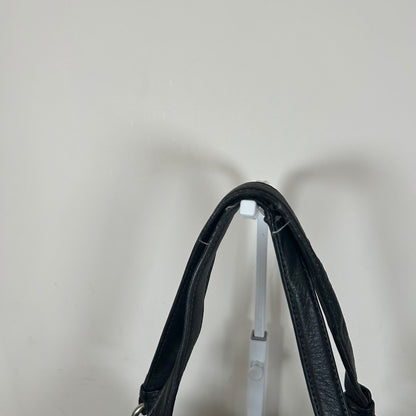 Coach Maggie Black OP Signature Monogram 3 Compartment Shoulder Bag E1120-F17020