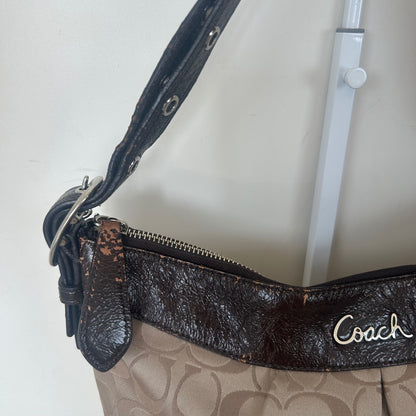 Coach Brown Monogram Crossbody Shoulder Bag C1120-F15511