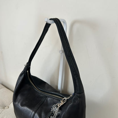 Coach Black Leather Hobo Shoulder Bag D0869-F12347