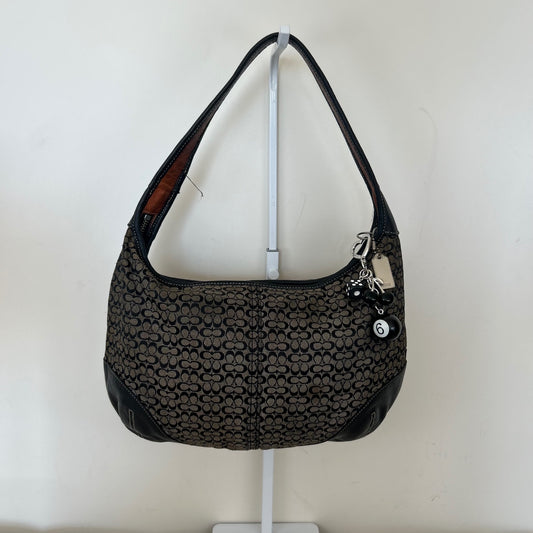 Coach Black Monogram Ergo Shoulder Bag B35-6617