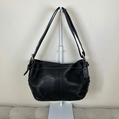 Coach Black Pebbled Leather Shoulder Bag C1069-F15170