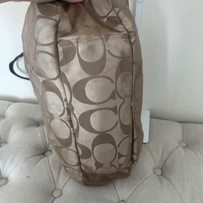 Coach Brown Monogram Lexi 3 Compartment Shoulder Bag L1020-F16314