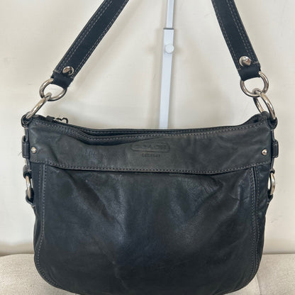 Coach Black Leather Zoe Shoulder Bag A1020-F14797