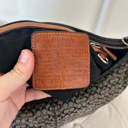 Coach Black Monogram Ergo Shoulder Bag B35-6617