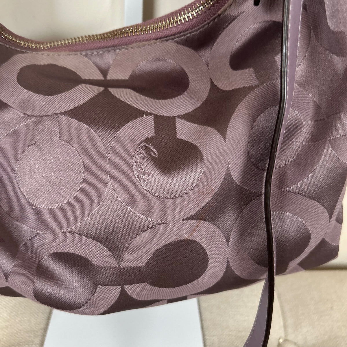 Coach Lilac Convertible Crossbody Hobo Bag D1082-14367
