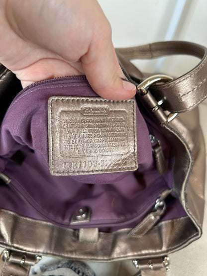 Coach Bronze Soho Leather Tote Shoulder Bag K1193-F17246